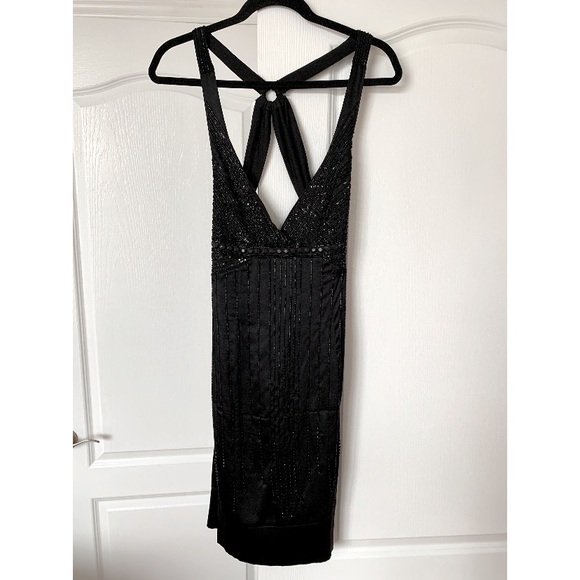 Marciano Black Sequence midi dress - Picture 1 of 3